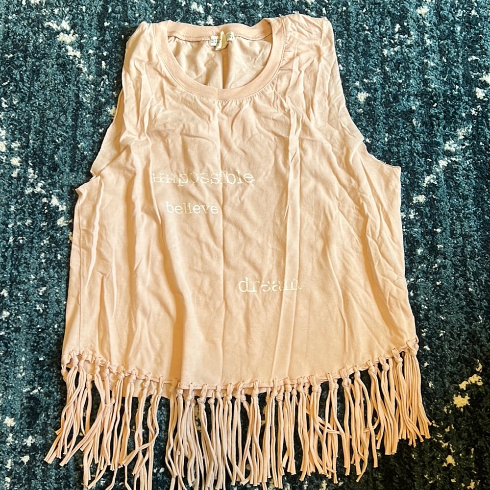 Billabong Woman Fringe Tank Top